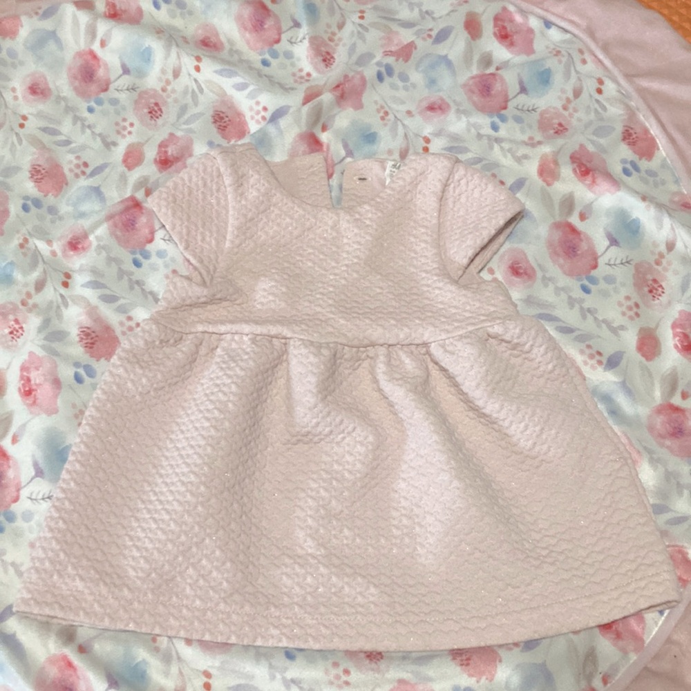 Light pink baby dress 4-6M